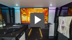 World's First Home Theatre caravan