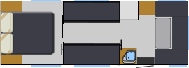 Hume 2200 FV 8-10 Sleeper Layout