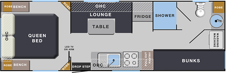 Hume Series 2 Off-Roader floorplan