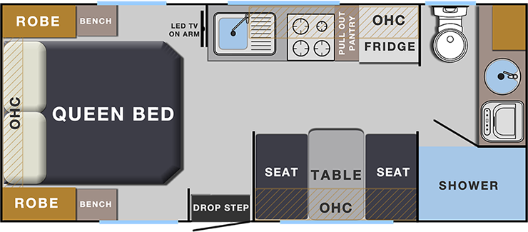 Luxury Class 1860 floorplan